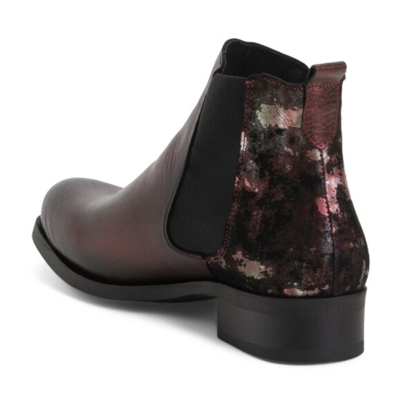 LAIF Made In Portugal Leather Comfort Ankle Booties - Picture 2 of 3